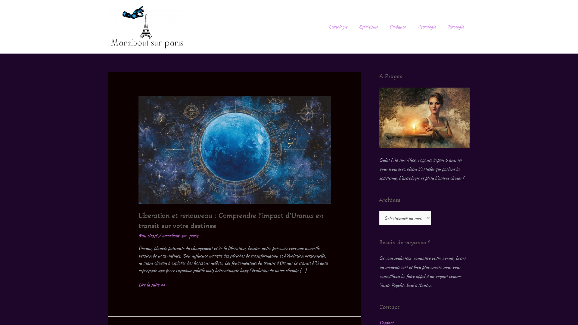 Capture d'écran de MAÎTRE MARABOUT KOKOUVI SORCIER FÉTICHEUR VAUDOU.TEL : 00229 68619086.
