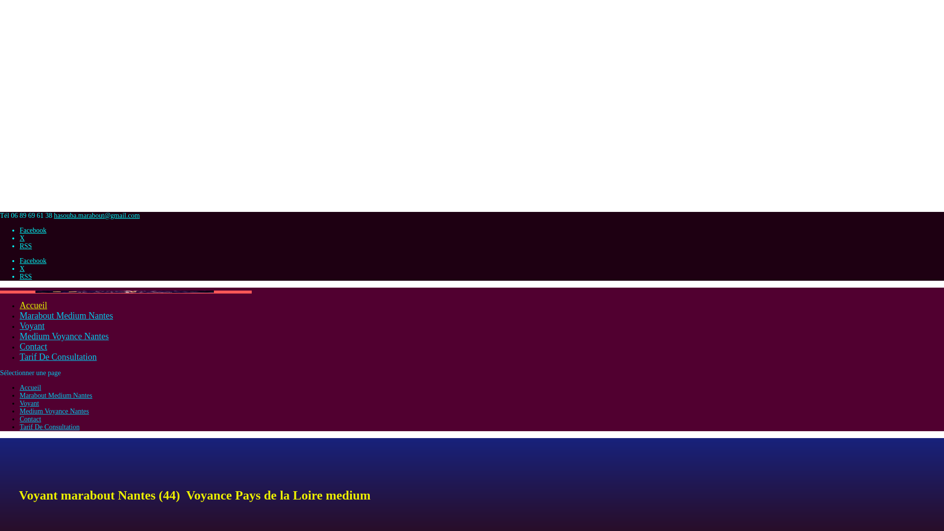 Capture d'écran de Voyance marabout  Nantes (44), voyant  Région Pays de la Loire medium 