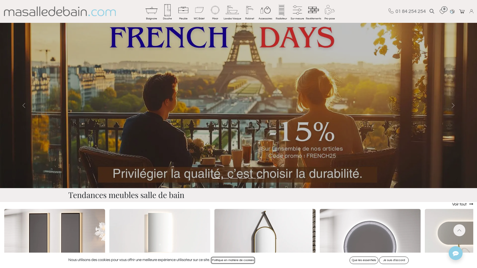 Capture d'écran de Masalledebain.com
