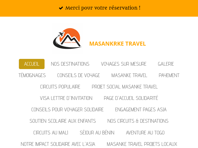 Masanke Travel &ndash; Voyages authentiques en Afrique de l&rsquo;Ouest
