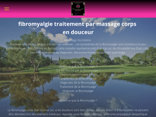 Massage fibromyalgie