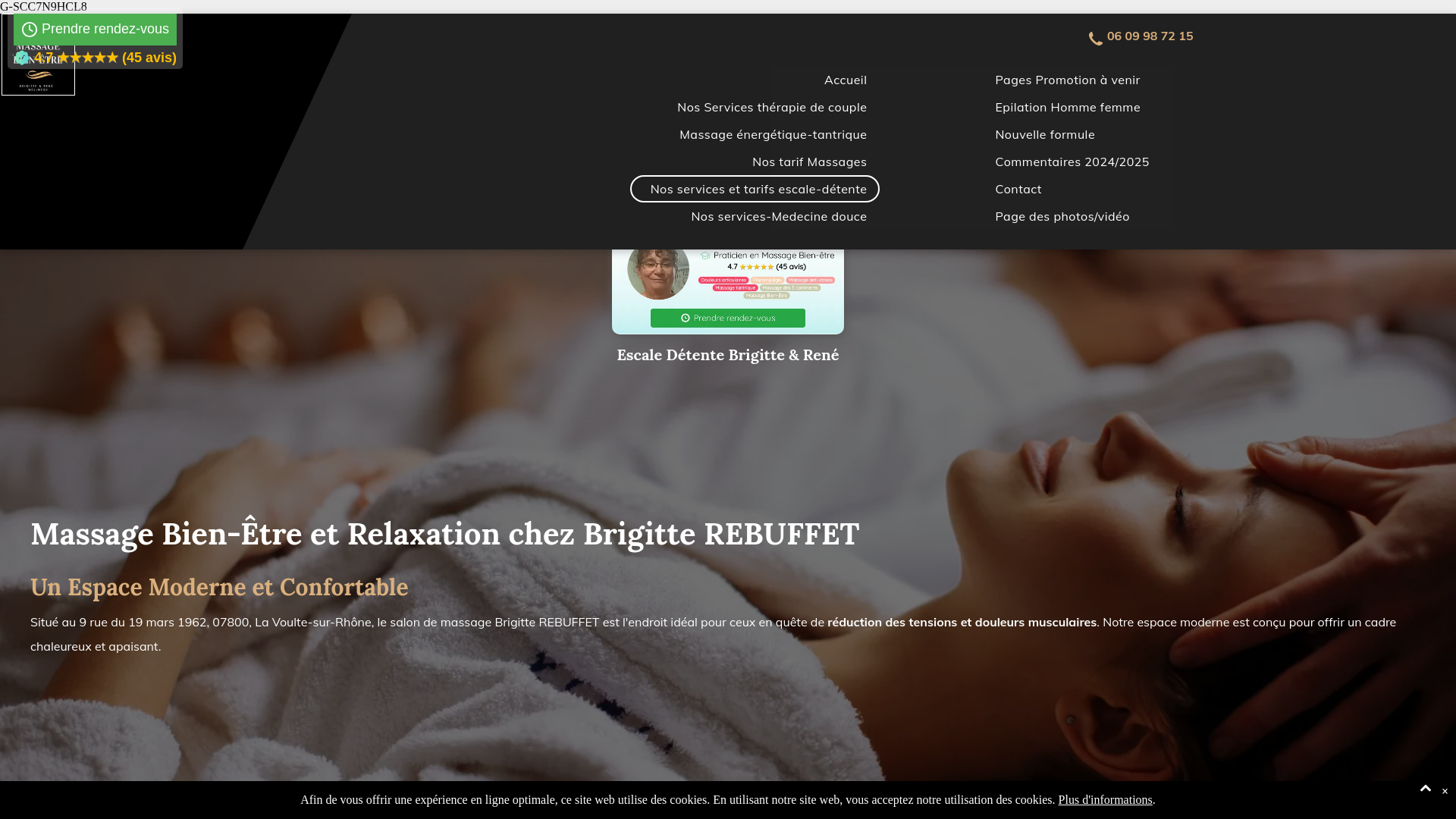 Massage Bien-Être et Relaxation chez Brigitte REBUFFET