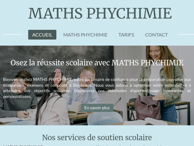 Cours de mathématiques et physique chimie