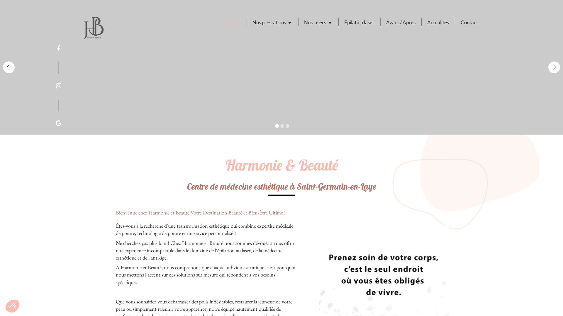 Capture d'écran de Médecine esthétique