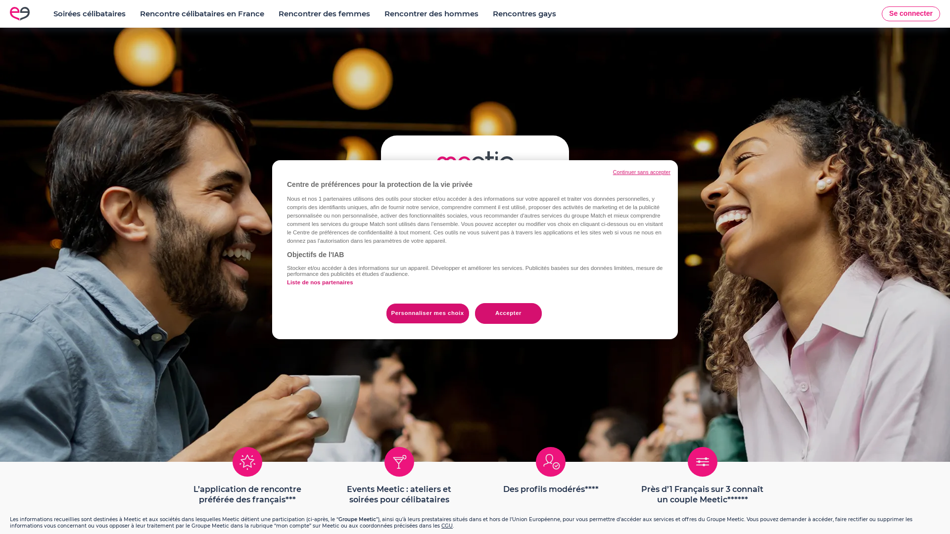 Capture d'écran de Inscrivez-vous gratuitement sur Follow To Love et donnez-vous toutes les chances de trouver l'amour. Comme Meetic