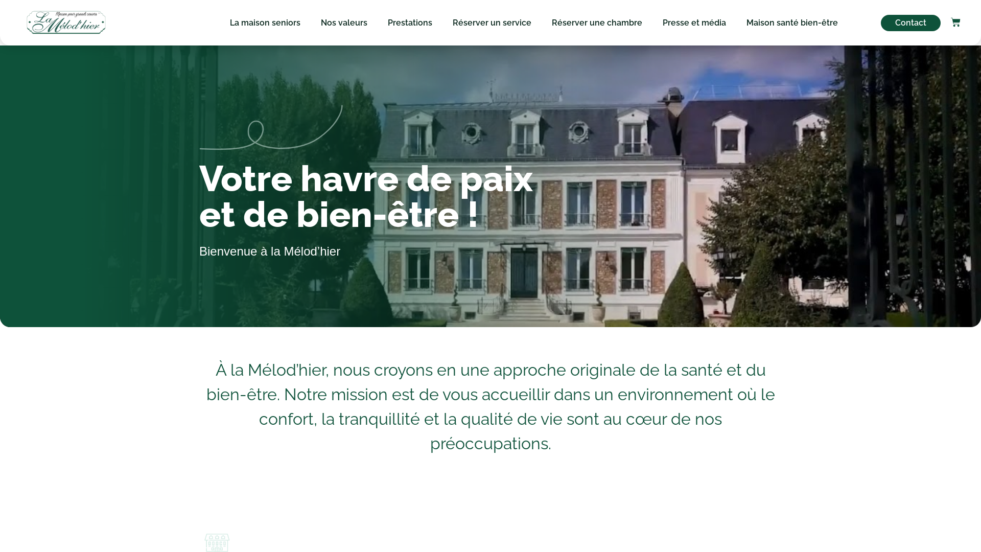 Capture d'écran de Maison de retraite 77 EHPAD seine et marne familiale Animée médicalisée