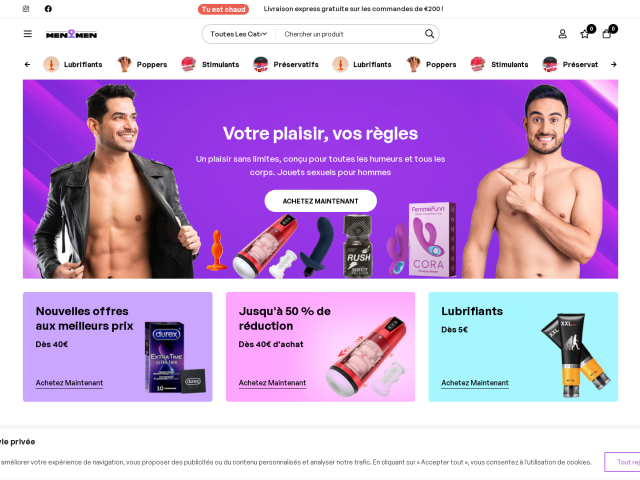  Sexhop et Sextoys homme | MenToMen