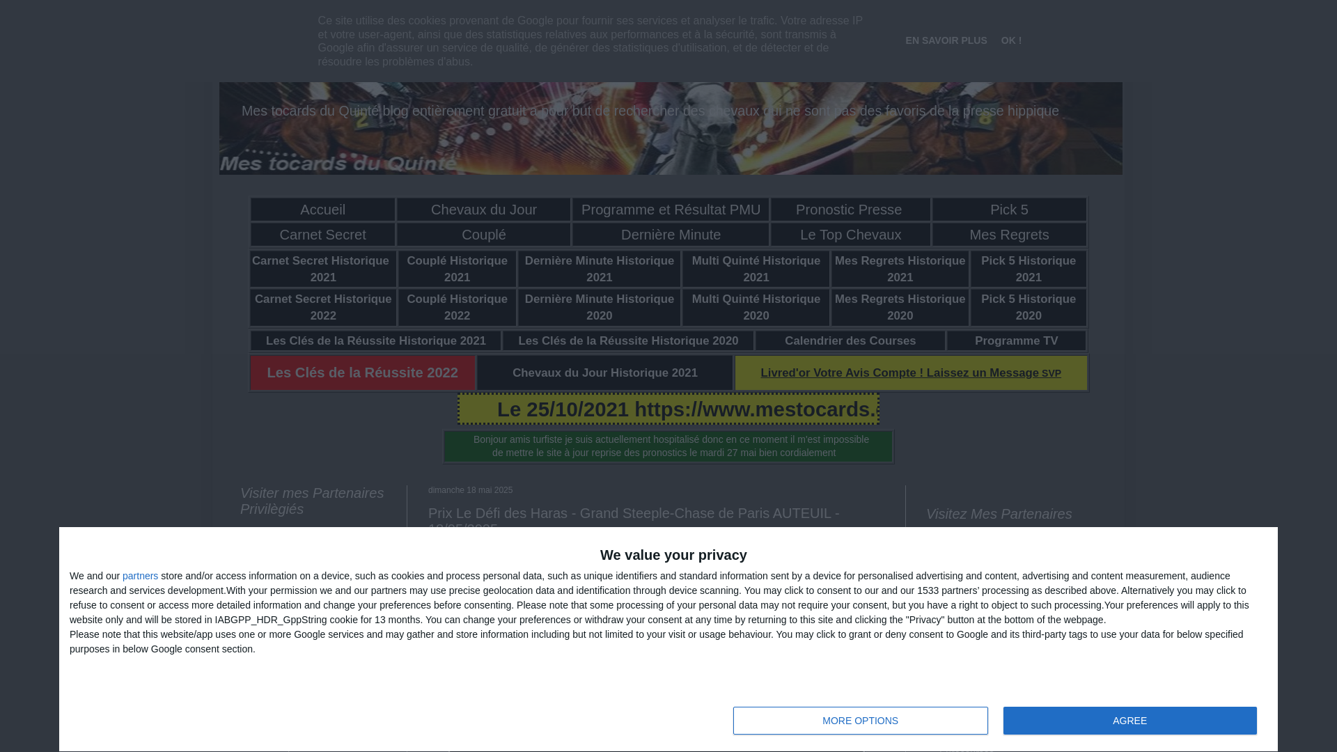 Capture d'écran de Mestocards