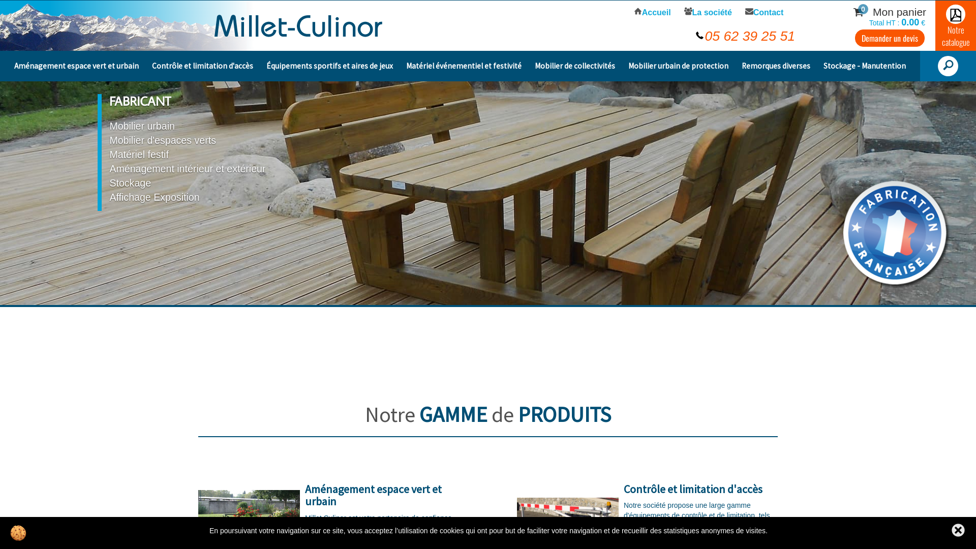 Aperçu de Fabricant de mobilier urbain pour mairies et collectivités 