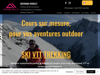 Moniteur ski megeve, moniteur de ski à megève, un moniteur de ski à Megève|Bertrand verdelet Ride Wild|France