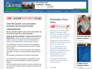 Avec Mr Quinté Pronostics, les raisons de délaisser les pronostics gratuits pour les pronostics payants.