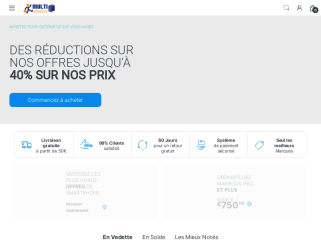 Site de vente de tous les appareils multi-medias, electro-menagers, smart phone, iphone, tablettes, etc