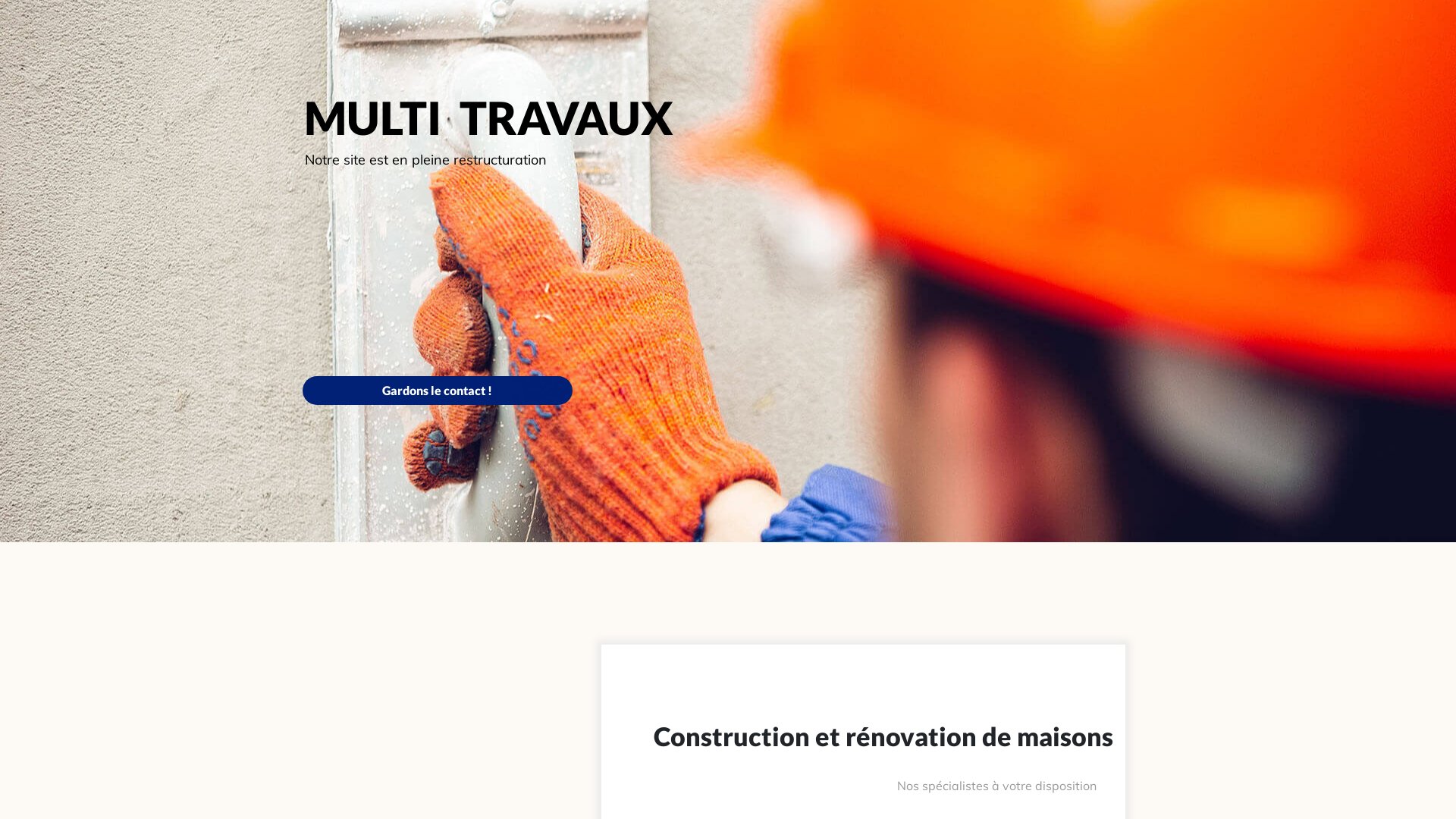 Capture d'écran de La Maison Marseillaire. Rénovation d'appartements, construction et rénovation de villas, aménagement de jardins sur Marseille et les Bouches du Rhône (13). 