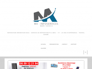 Réparation Ordinateur Nice - MV-Infoservices - 06.59.12.21.94 - Service de dépannage Informatique Pour particuliers et professionnels.