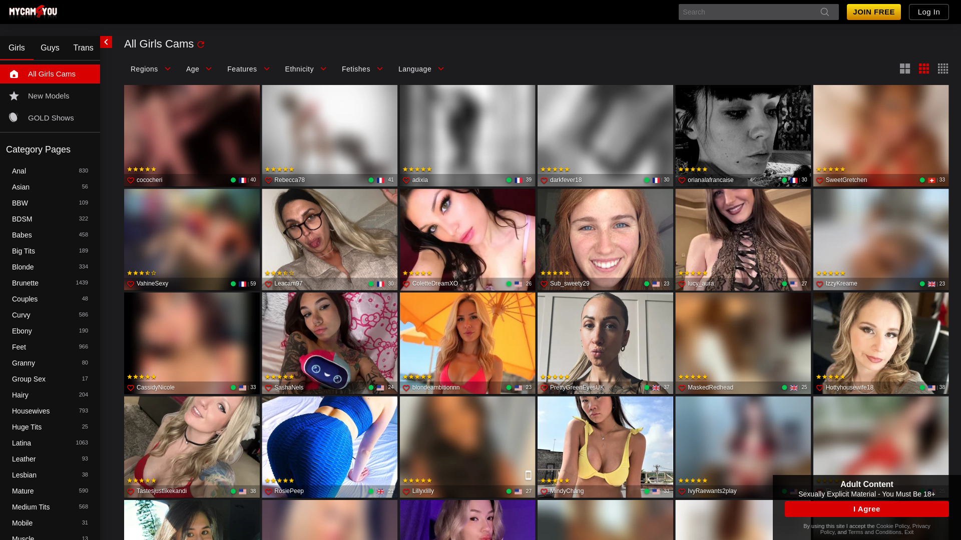 Capture d'écran de MyCam4you Live webcam Sex