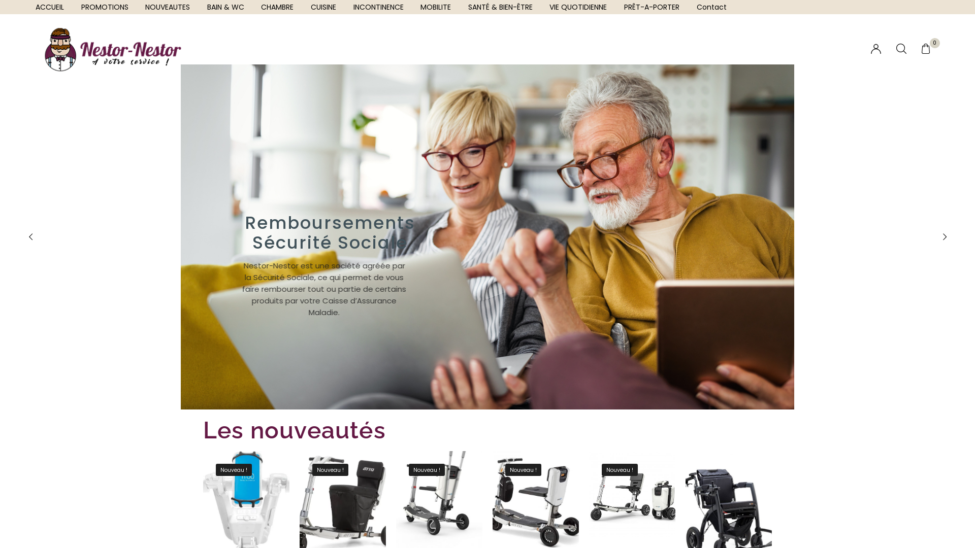 Capture d'écran de Nestor-nestor, pour un monde accessible