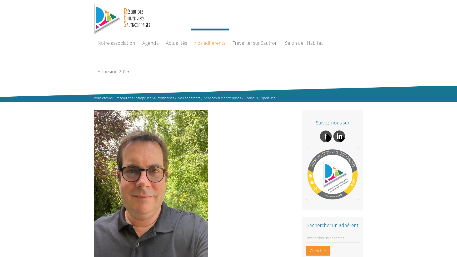 Capture d'écran de Nettement Vous. Partenaire web des petites entreprises