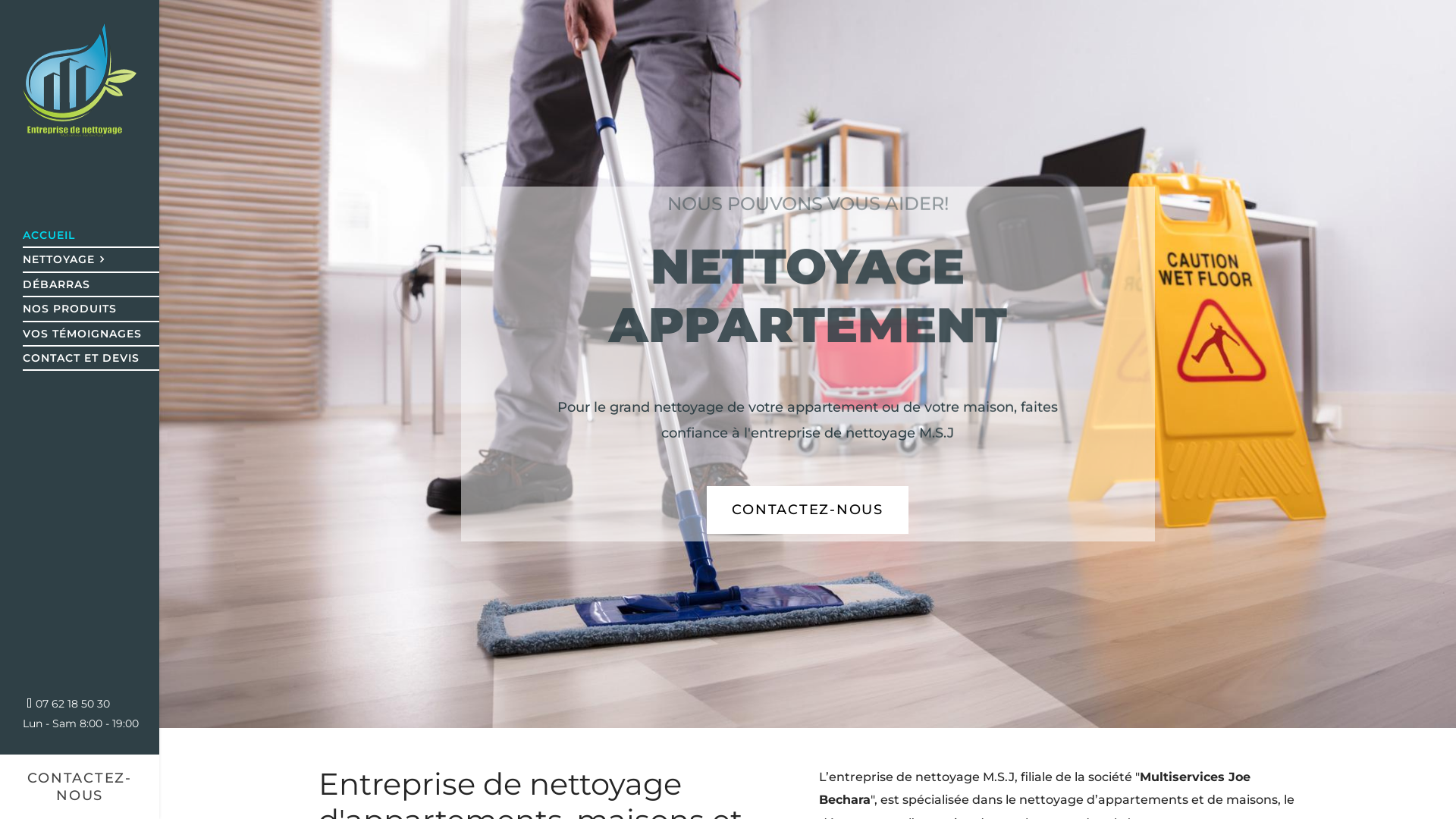 Capture d'écran de Grand nettoyage remise en état de locaux-nettoyage professionnel