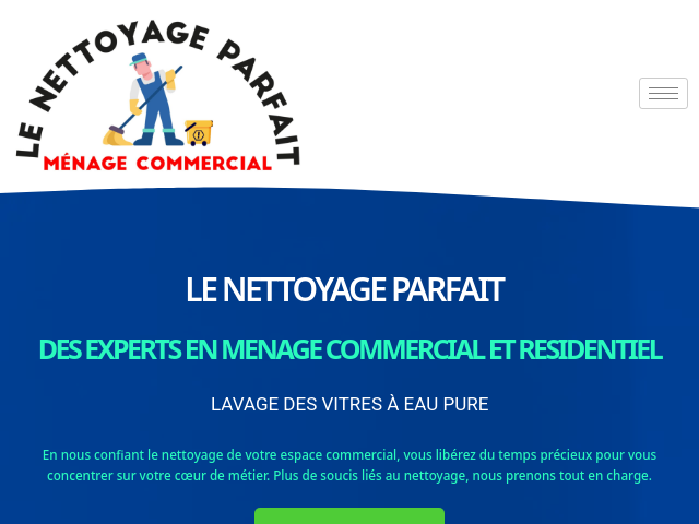 LE NETTOYAGE PARFAIT