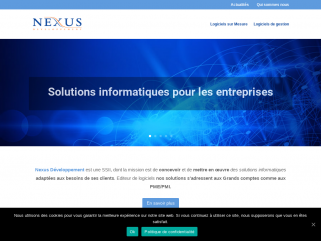 Nexus Développement solutions informatiques pour les entreprises.