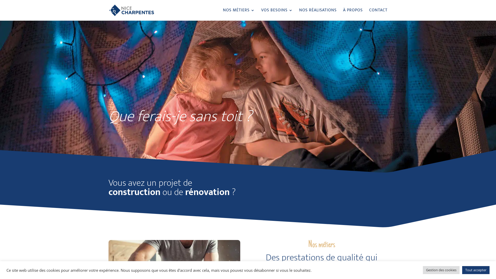 Capture d'écran de Nice Charpentes