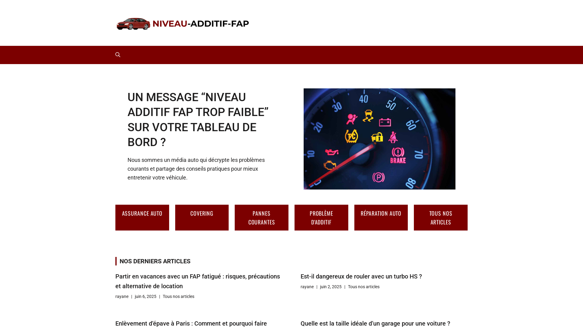 Capture d'écran de Additif Fap Center