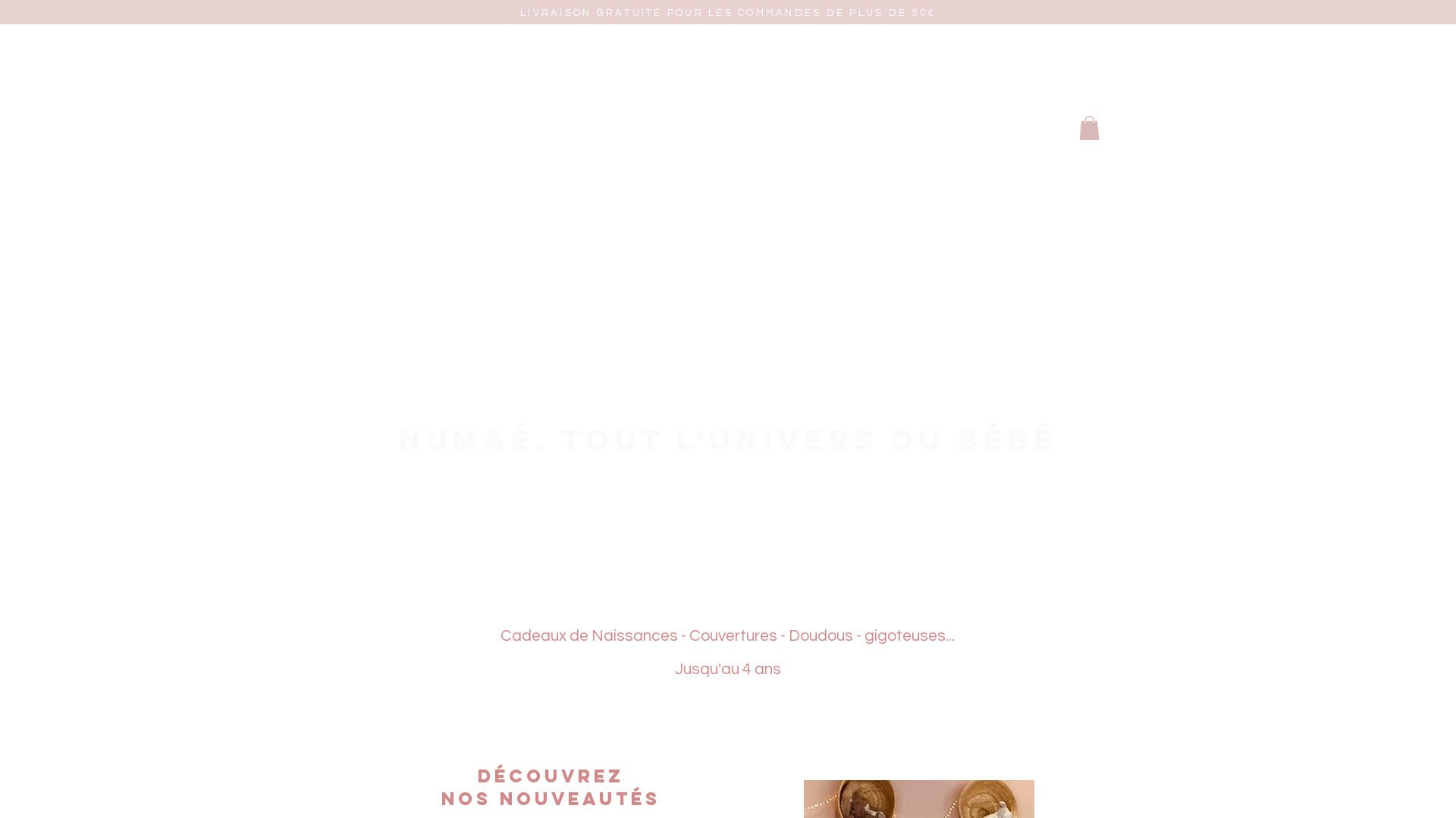 Capture d'écran de Couverture cachemire et cachemire bébé du 0 à 2 ans.