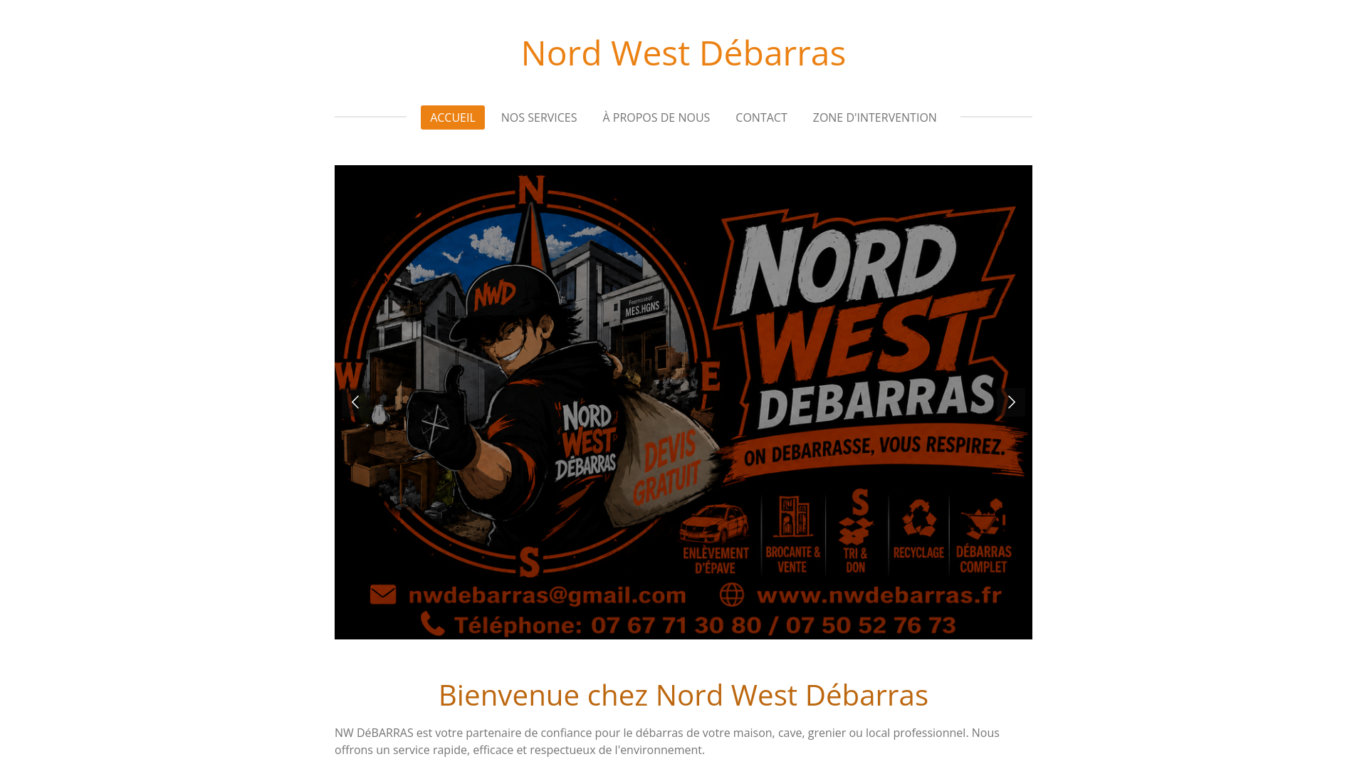 Aperçu de Nord west debarras