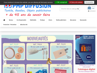 Pmp diffusion textiles, goodies, cadeaux et objets publicitaires pas chers personnalisés pour votre communication. Valorisez et diffusez votre image de marque 