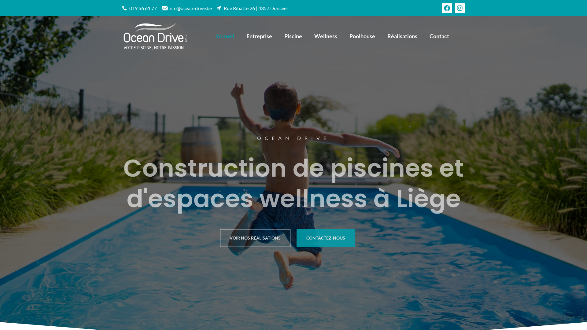 Capture d'écran de Elaboration de projets de construction de piscine et aménagement divers de A à Z.