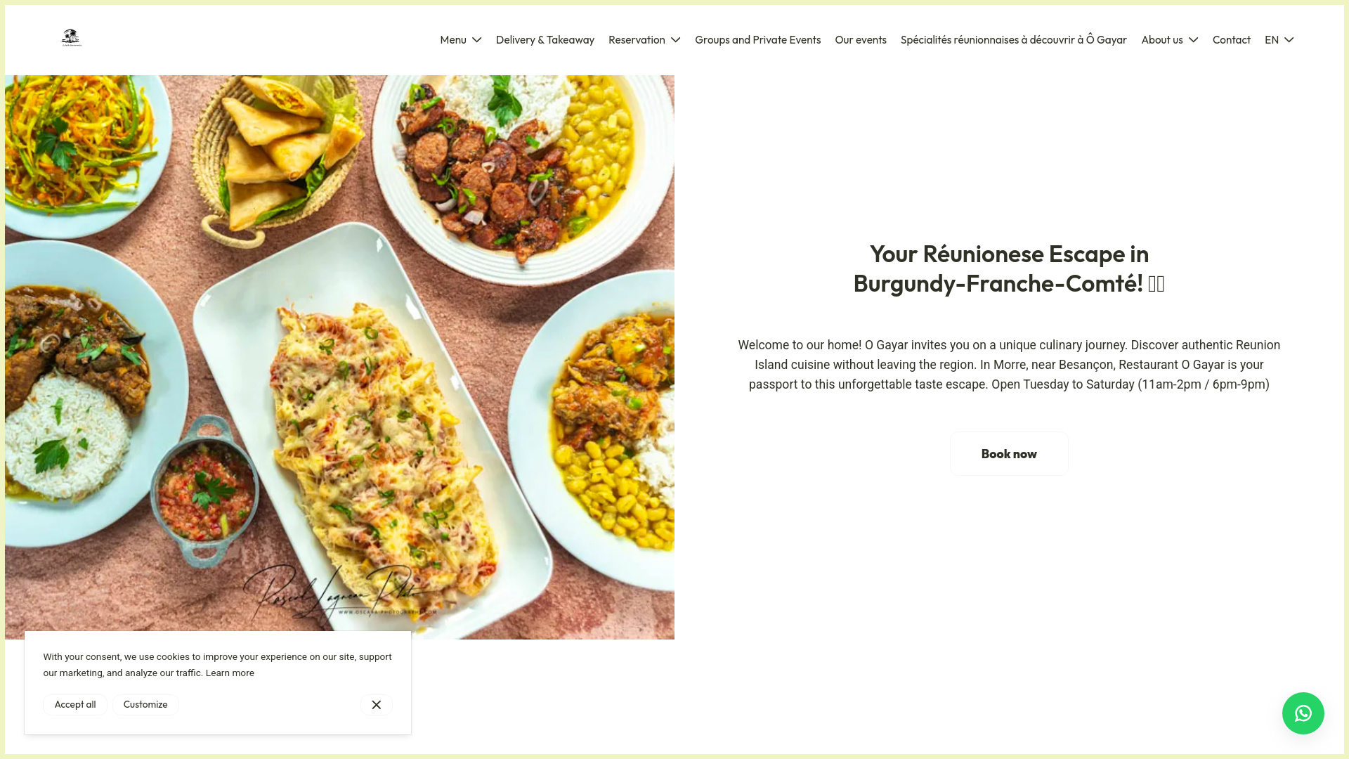Ô Gayar – Restaurant Créole Réunionnais à Morre près de Besançon