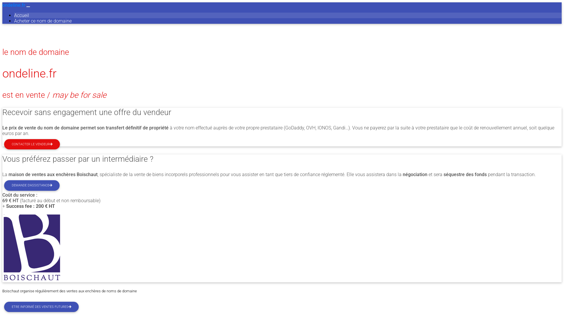 Capture d'écran de Ondeline.fr