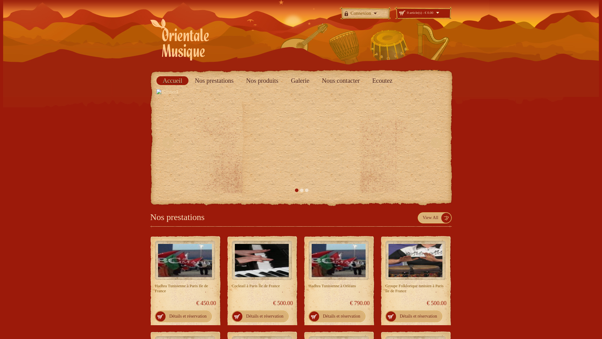 Capture d'écran de Orchestre tunisien | Orchestre oriental | Dj | Groupe folklorique tunisien | groupe Mezoued | Paris | orchestre tunisien Nice | 

