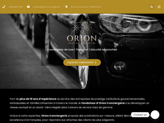 Orion Conciergerie – Services de Luxe : Événementiel, Chauffeur, Sécurité, Villas, Chalets & Yachts