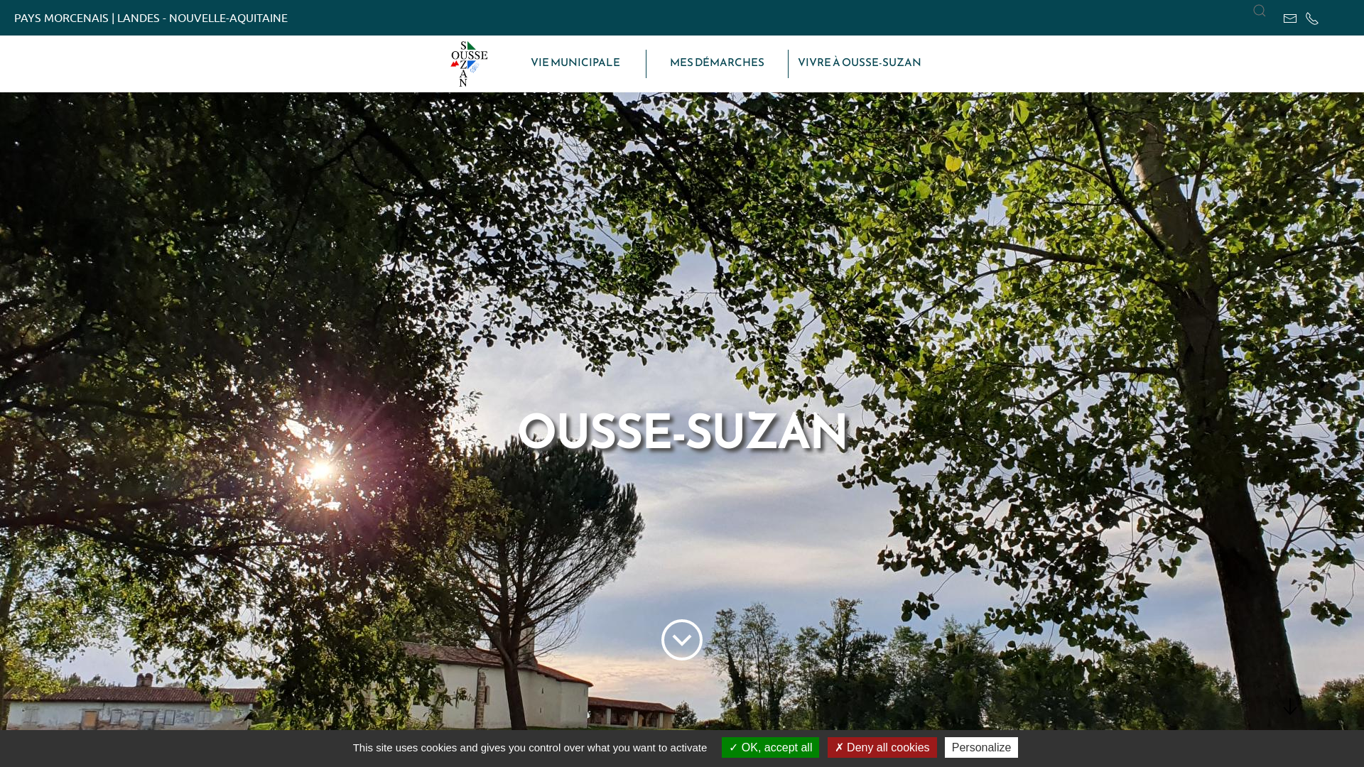 Capture d'écran de Comité des Fêtes de Ousse-Suzan - Mairie de Ousse-Suzan