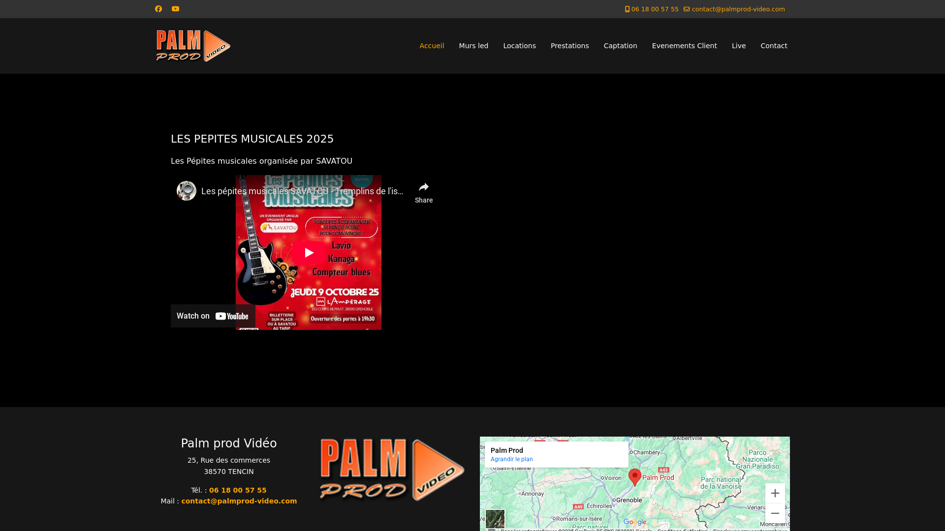 Capture d'écran de Palmprod-video