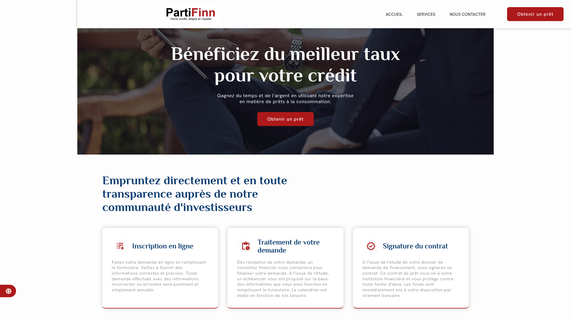 Crédit en ligne rapide suisse | Prêt personnel immédiat – Partifinn