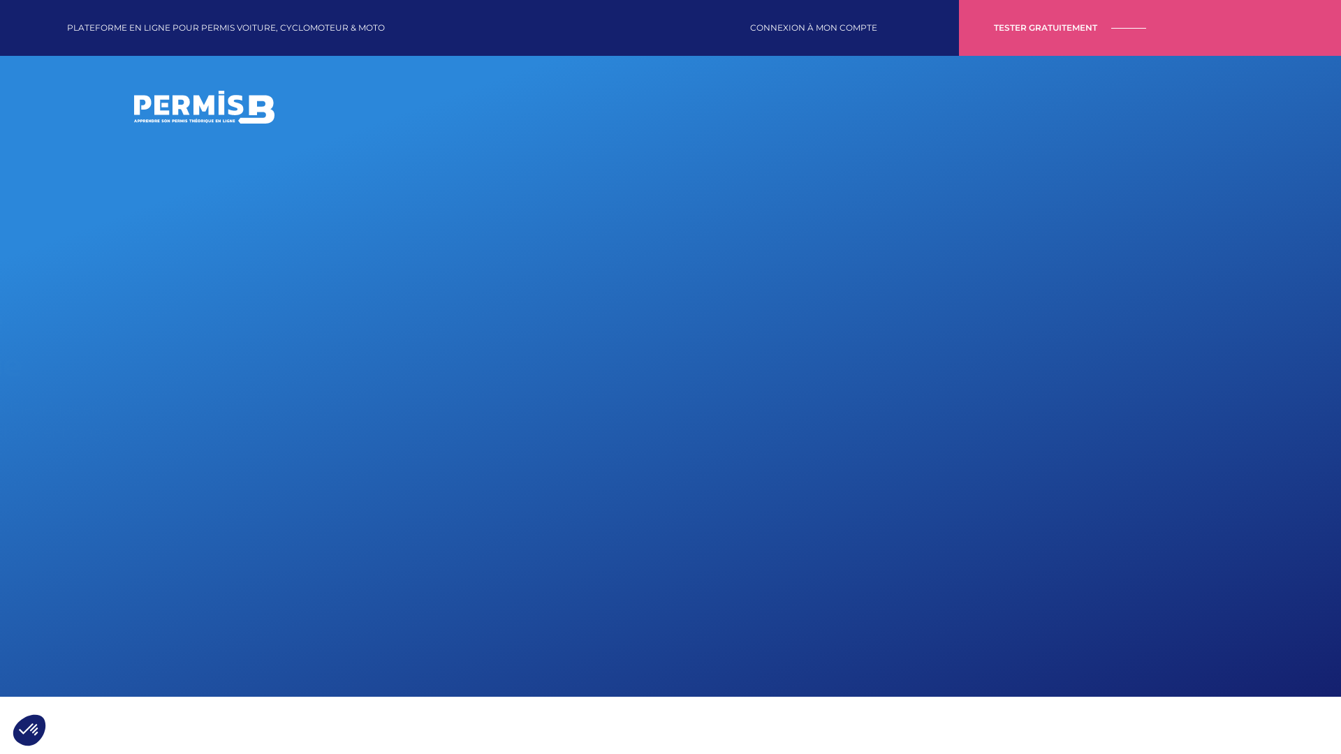 Capture d'écran de Permis theorique