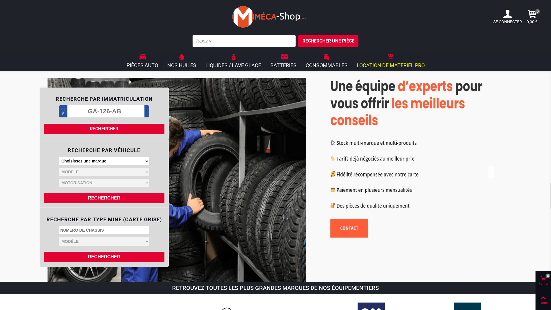 Capture d'écran de Www.piecesvoitures.com