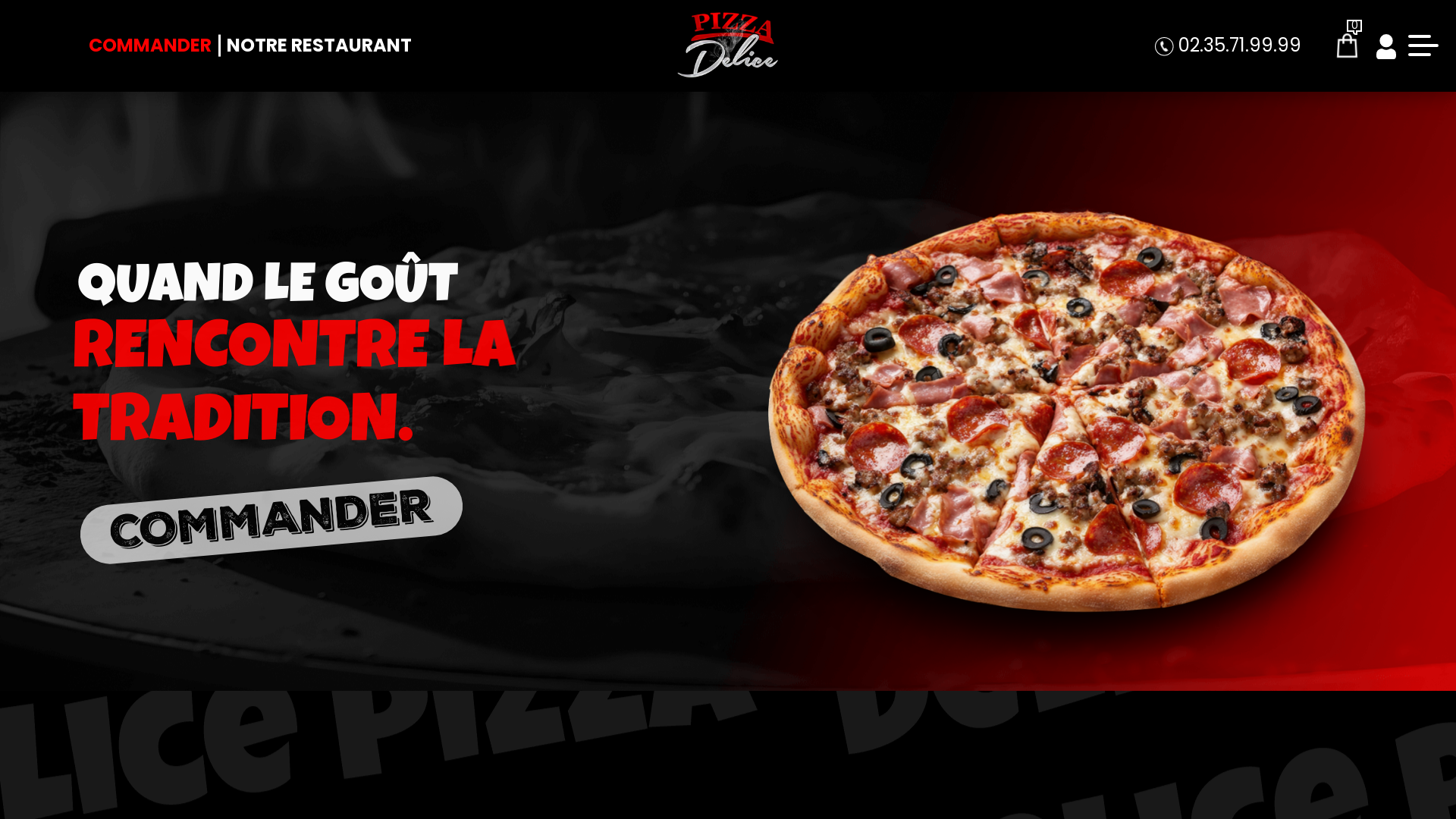 Capture d'écran de Pizza delice-livraison pizza Rouen