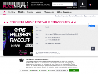 PLACEMINUTE 
►► COLORFUL MUSIC FESTIVAL© STRASBOURG ◄◄