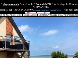 Location gite villa front de mer normandie