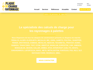 Www.plaquedechargerayonnage.fr est un bureau d’étude indépendant des constructeurs de rayonnage métallique, spécialisé dans la création de plaque de charge de racks.