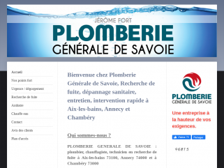 Plombier à Aix les Bains 
Plomberie Générale de Savoie 