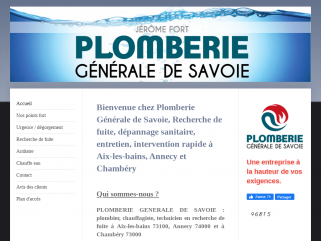 Plombier à Aix les Bains 
Plomberie Générale de Savoie 