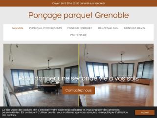 Ponçage parquet Grenoble