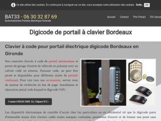 Digicode de portail à clavier Bordeaux