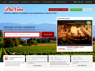 ProVino - le plus grand shop de vins suisses!