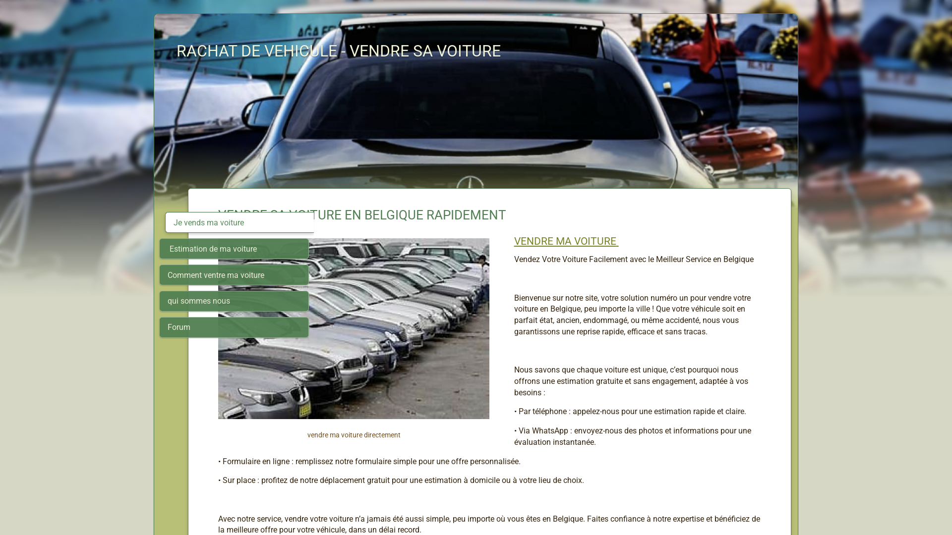 Capture d'écran de Rachat de voiture - Rachat de véhicule - Vendre ma voiture 
