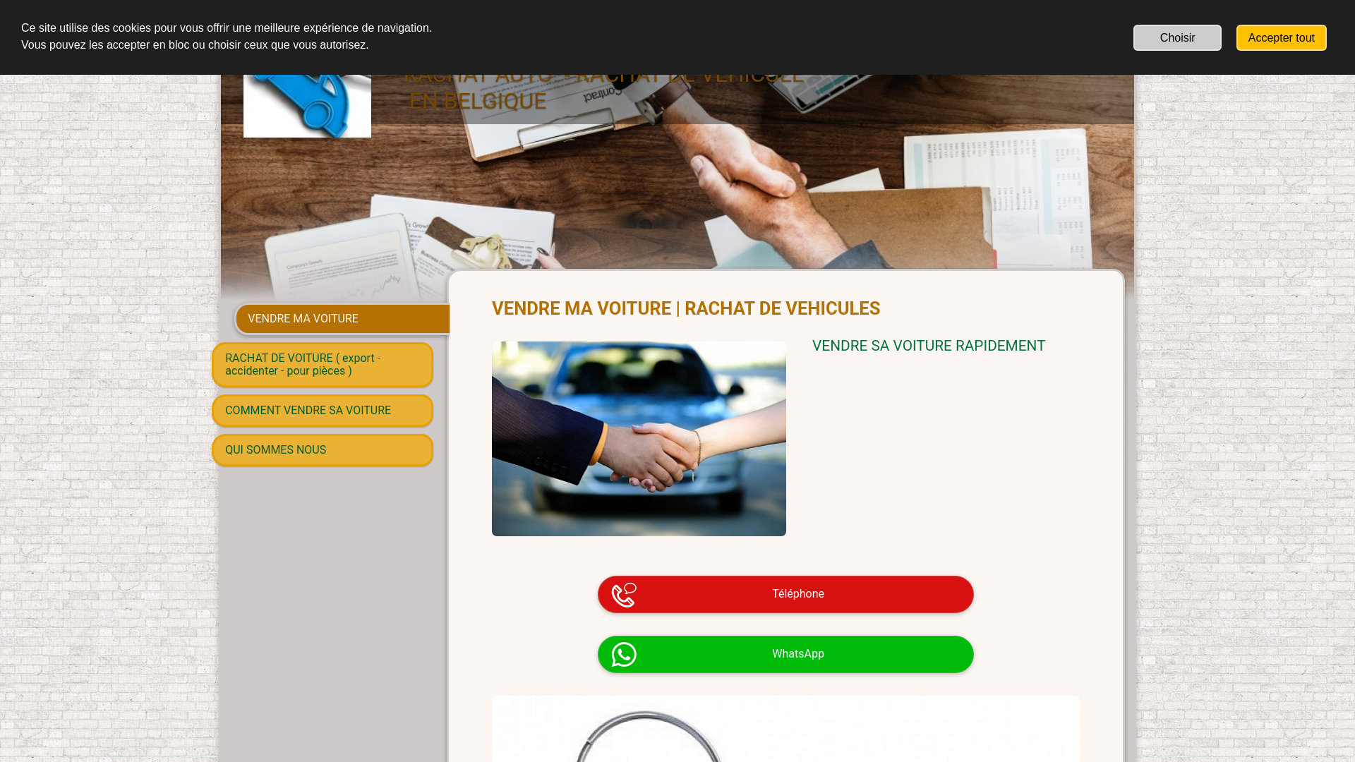 Capture d'écran de Rachat automobile d'occasion - vendre ma voiture en ligne 